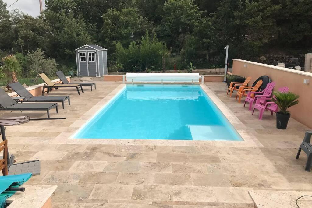 Logement Attenant A Une Villa T2 Avec Terrasse . Besse-sur-Issole Luaran gambar